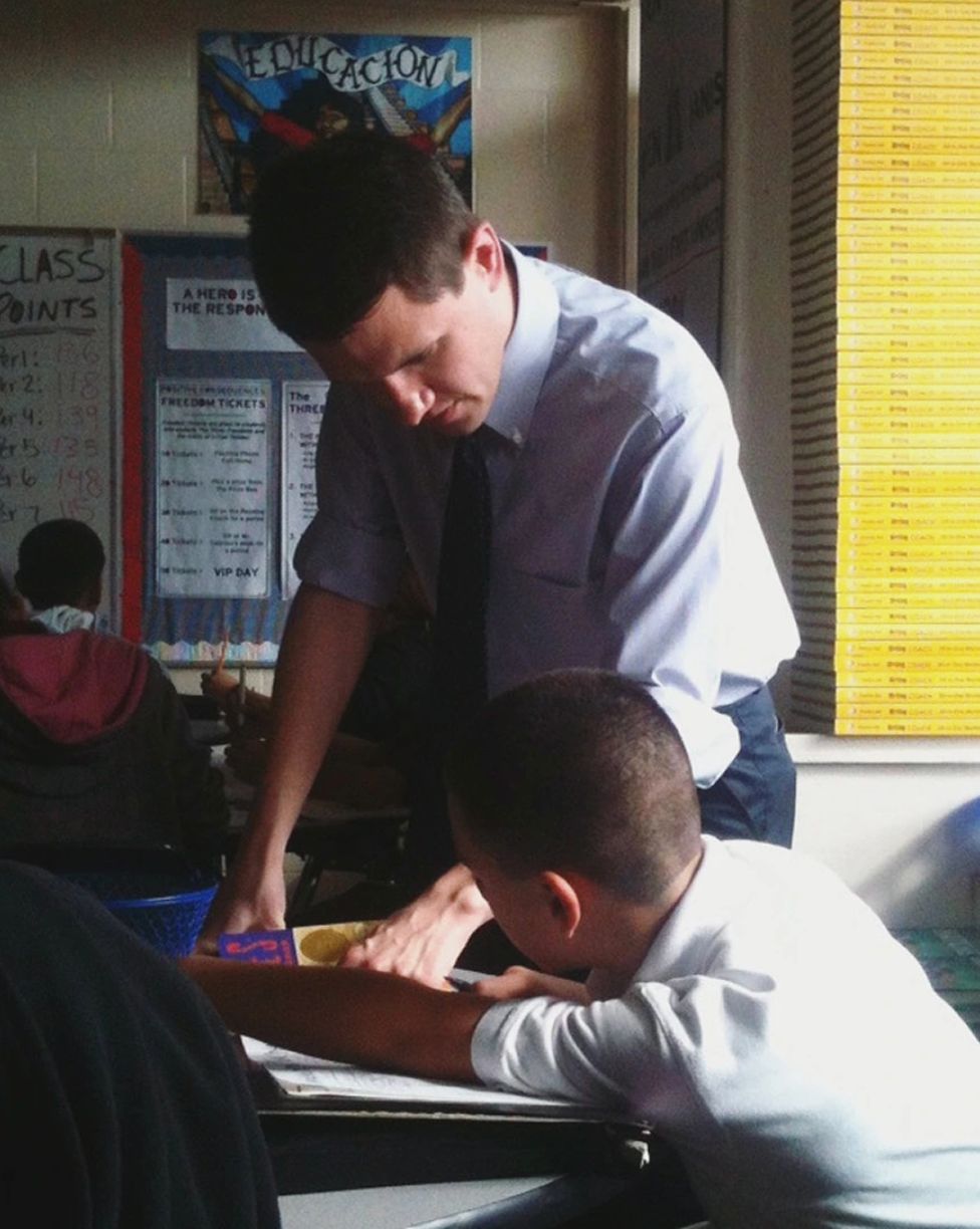 Before James was a politician, he was a public school teacher.