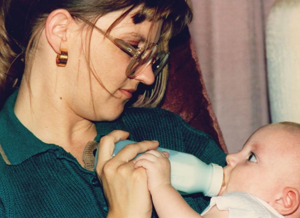 James and his mother