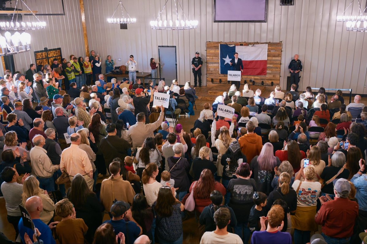 Standing room, only at James' rally in Amarillo.